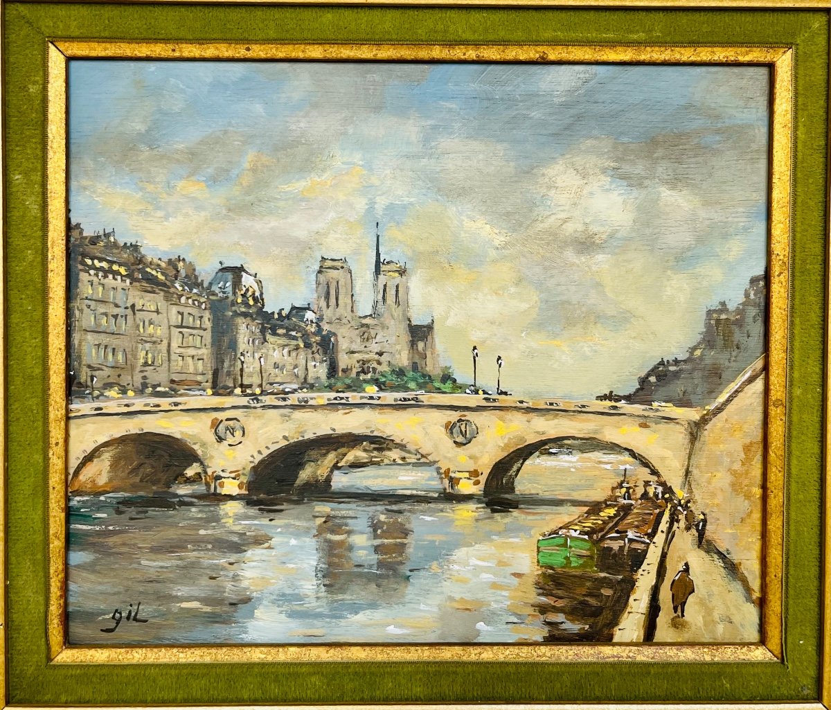 The Seine At The Pont Saint Michel - Gil-photo-2